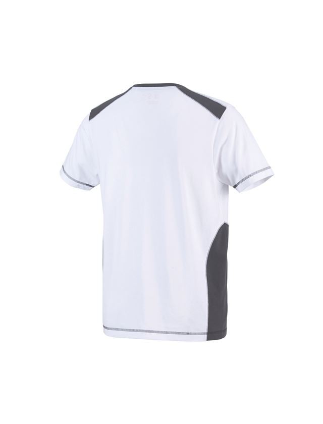 Överdelar: T-Shirt cotton e.s.active + vit/antracit 3