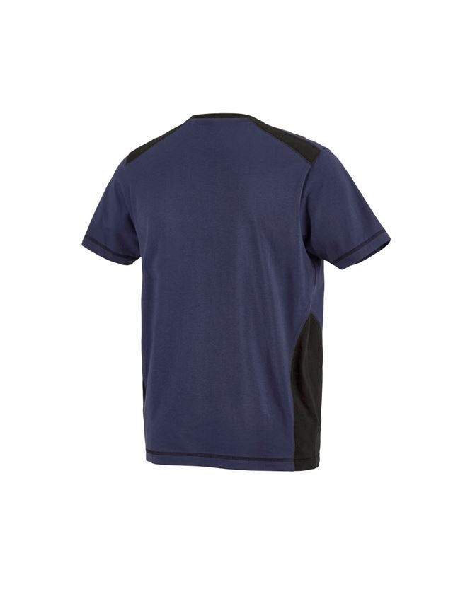 VVS Installatörer / Rörmokare: T-Shirt cotton e.s.active + mörkblå/svart 2