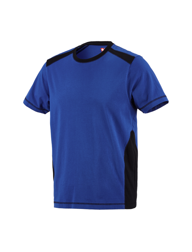 Teman: T-Shirt cotton e.s.active + kornblå/svart 1
