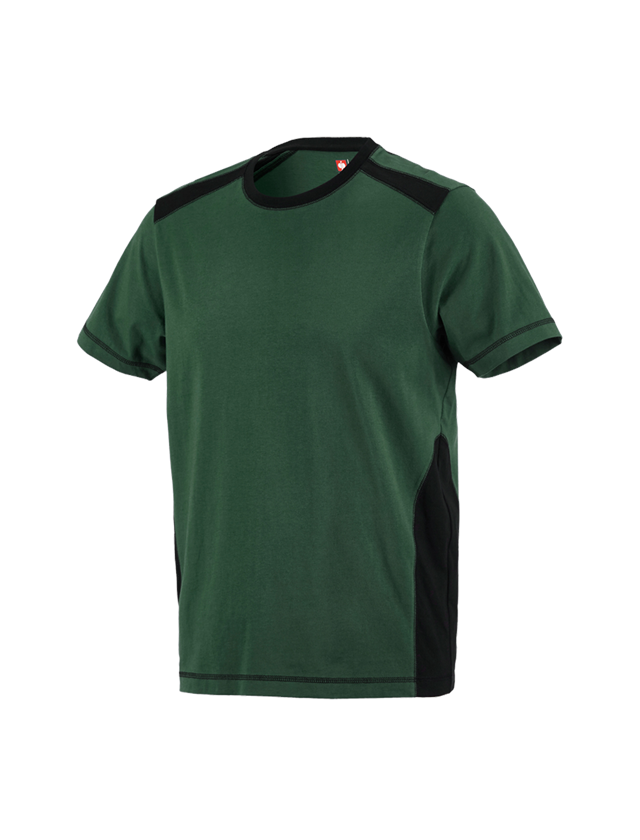 Överdelar: T-Shirt cotton e.s.active + grön/svart 2