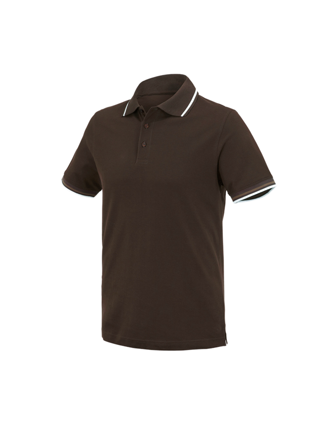 Joiners / Carpenters: e.s. Polo shirt cotton Deluxe Colour + chestnut/hazelnut 2