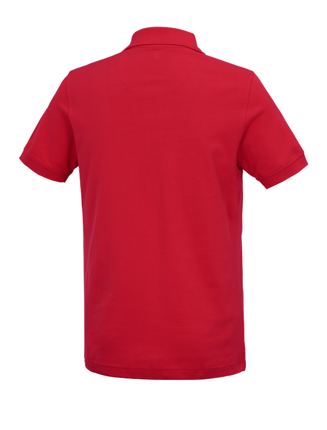 Gardening / Forestry / Farming: e.s. Polo shirt cotton Deluxe + fiery red 3