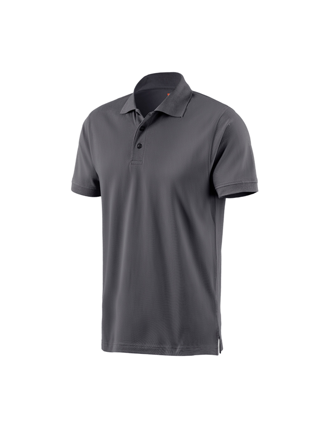 Överdelar: e.s. Polo-Shirt cotton + antracit 2