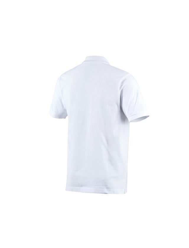 Skogsbruk / Trädgård: e.s. Polo-Shirt cotton + vit 1