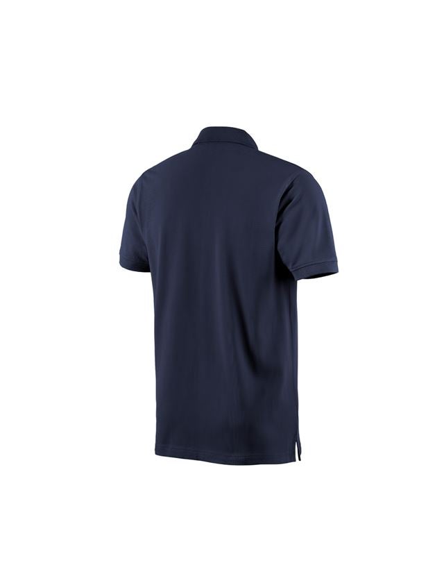 Teman: e.s. Polo-Shirt cotton + mörkblå 2