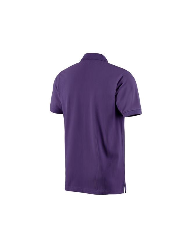 Plumbers / Installers: e.s. Polo shirt cotton + purple 1