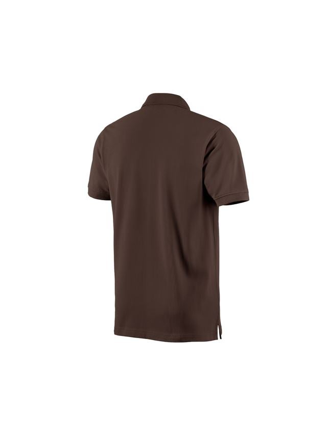 Snickare: e.s. Polo-Shirt cotton + kastanj 2