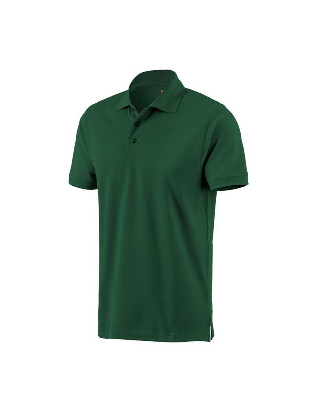 Snickare: e.s. Polo-Shirt cotton + grön