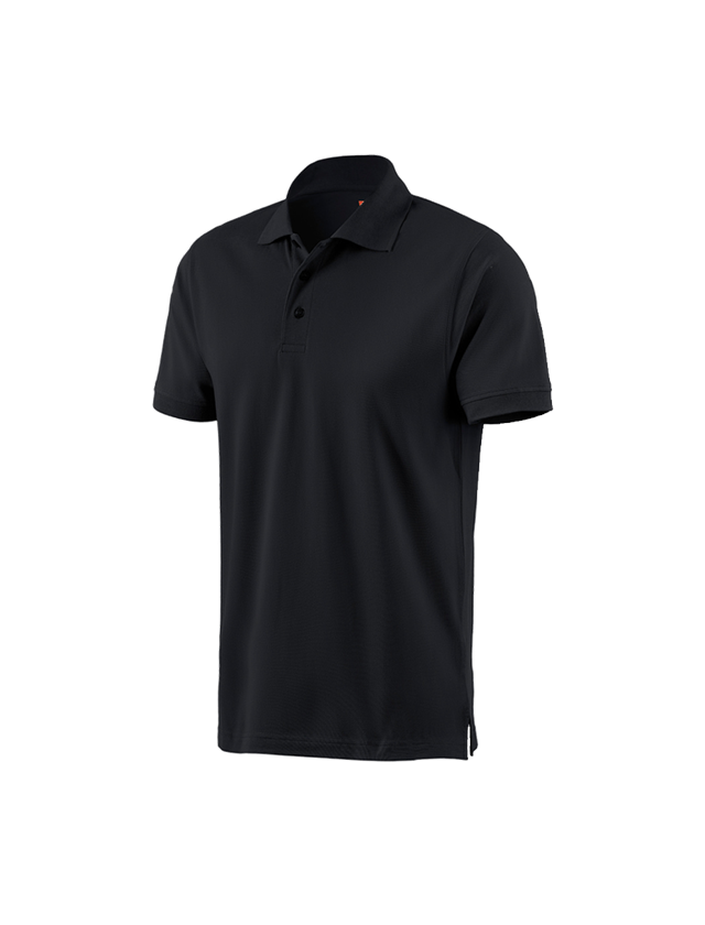Skogsbruk / Trädgård: e.s. Polo-Shirt cotton + svart 2