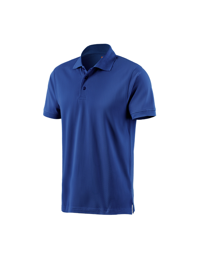 Snickare: e.s. Polo-Shirt cotton + kornblå
