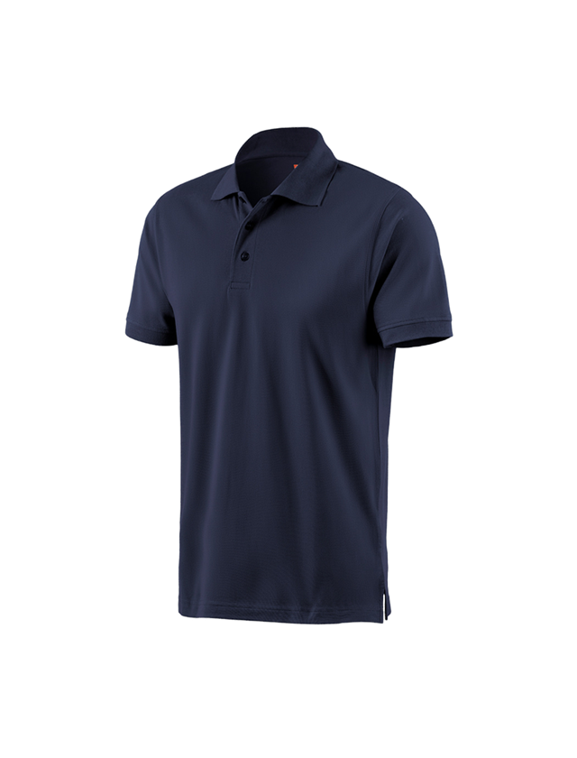 Teman: e.s. Polo-Shirt cotton + mörkblå 1