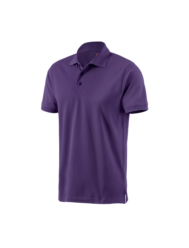 Plumbers / Installers: e.s. Polo shirt cotton + purple