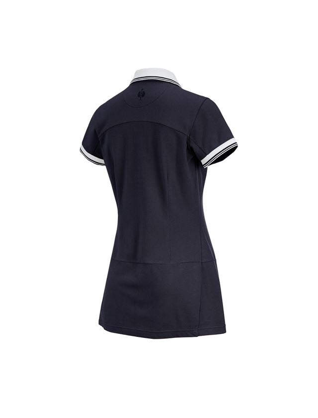 Shirts, Pullover & more: Piqué dress e.s.avida + navy 1