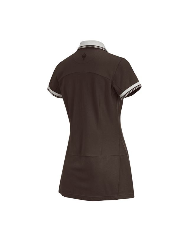 Shirts, Pullover & more: Piqué dress e.s.avida + chestnut 1