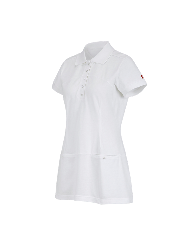 Shirts, Pullover & more: Piqué dress e.s.avida + white