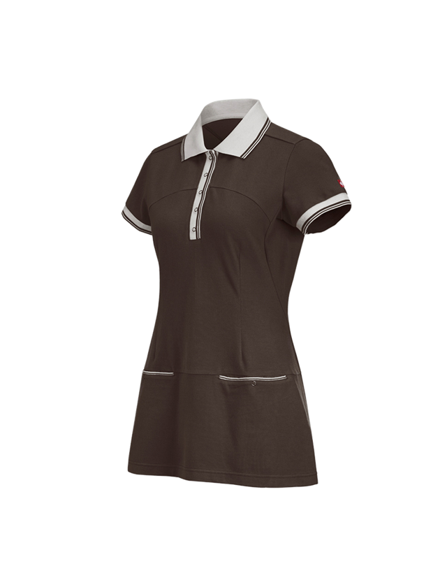 Shirts, Pullover & more: Piqué dress e.s.avida + chestnut