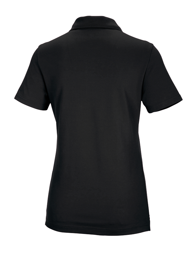 Gardening / Forestry / Farming: e.s. Functional polo shirt poly cotton, ladies' + black 1