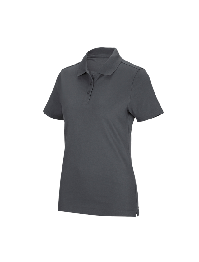 Gardening / Forestry / Farming: e.s. Functional polo shirt poly cotton, ladies' + anthracite