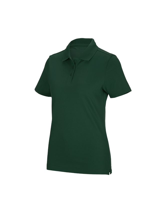 Gardening / Forestry / Farming: e.s. Functional polo shirt poly cotton, ladies' + green 2
