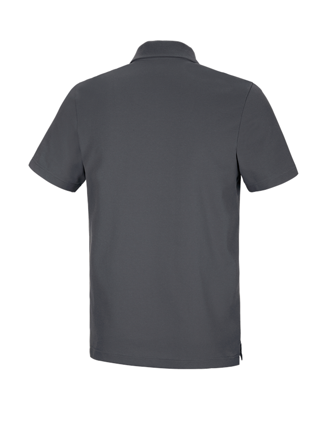 Topics: e.s. Functional polo shirt poly cotton + anthracite 1