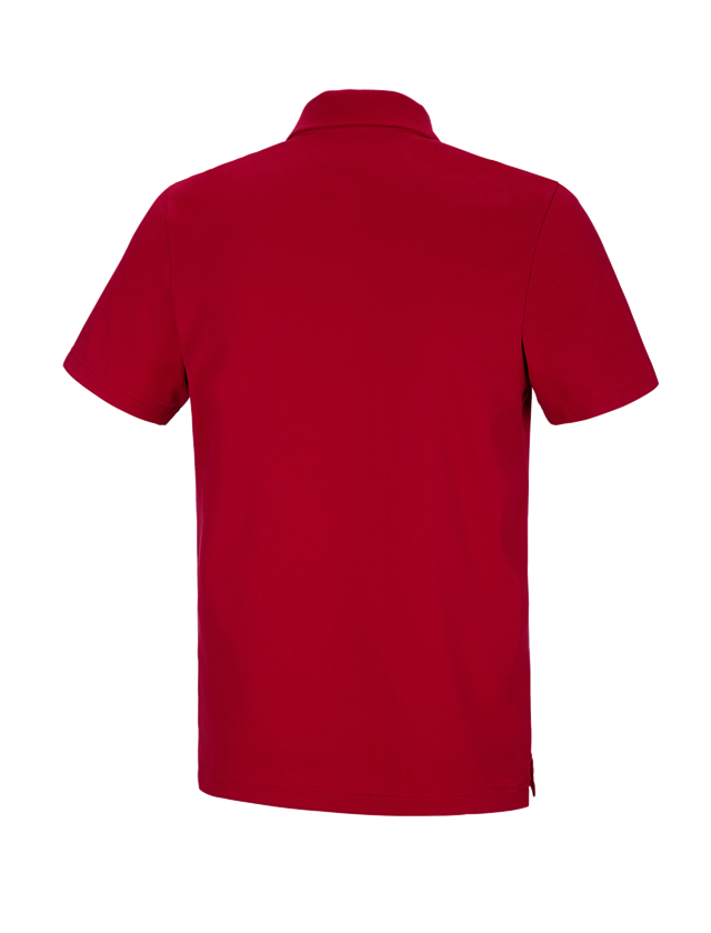 Plumbers / Installers: e.s. Functional polo shirt poly cotton + fiery red 1