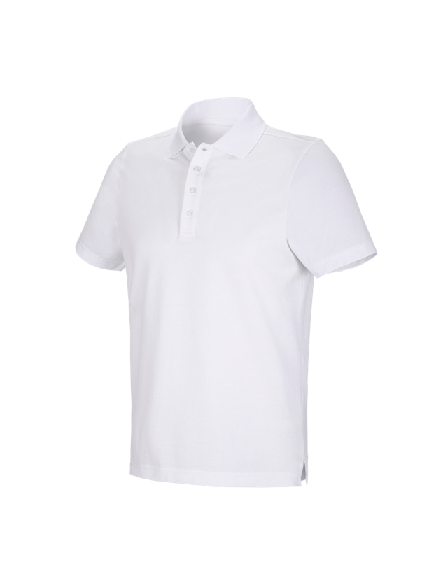 Gardening / Forestry / Farming: e.s. Functional polo shirt poly cotton + white 2