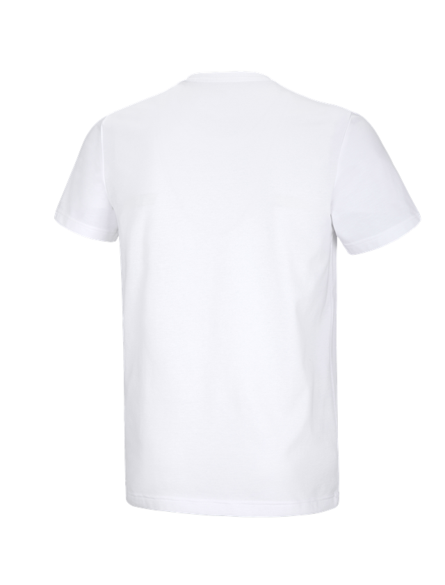 Överdelar: e.s. funktions-t-shirt poly cotton + vit 3