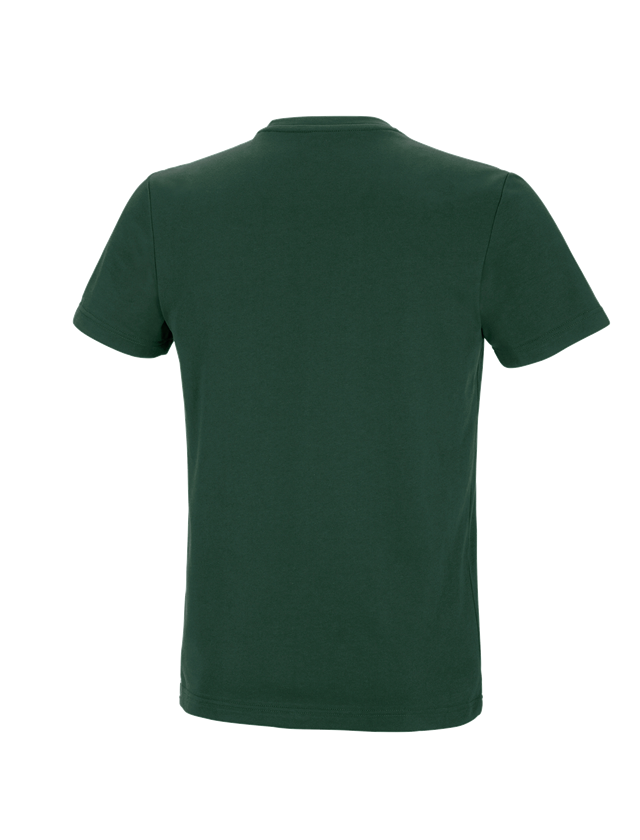 Teman: e.s. funktions-t-shirt poly cotton + grön 3