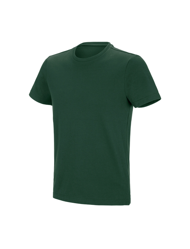 Skogsbruk / Trädgård: e.s. funktions-t-shirt poly cotton + grön 2