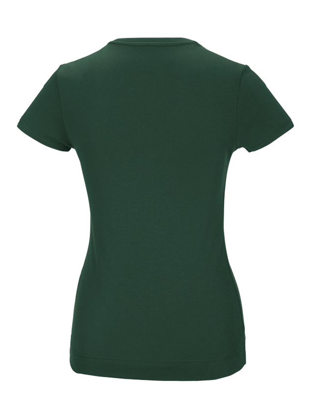 Överdelar: e.s. funktions-t-shirt poly cotton, dam + grön 3