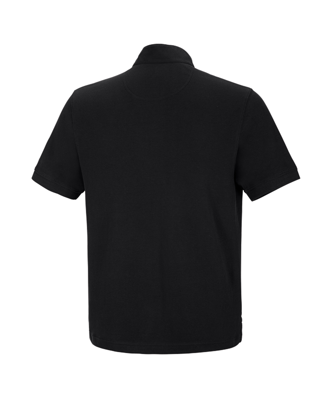 Gardening / Forestry / Farming: e.s. Polo shirt cotton Mandarin + black 1