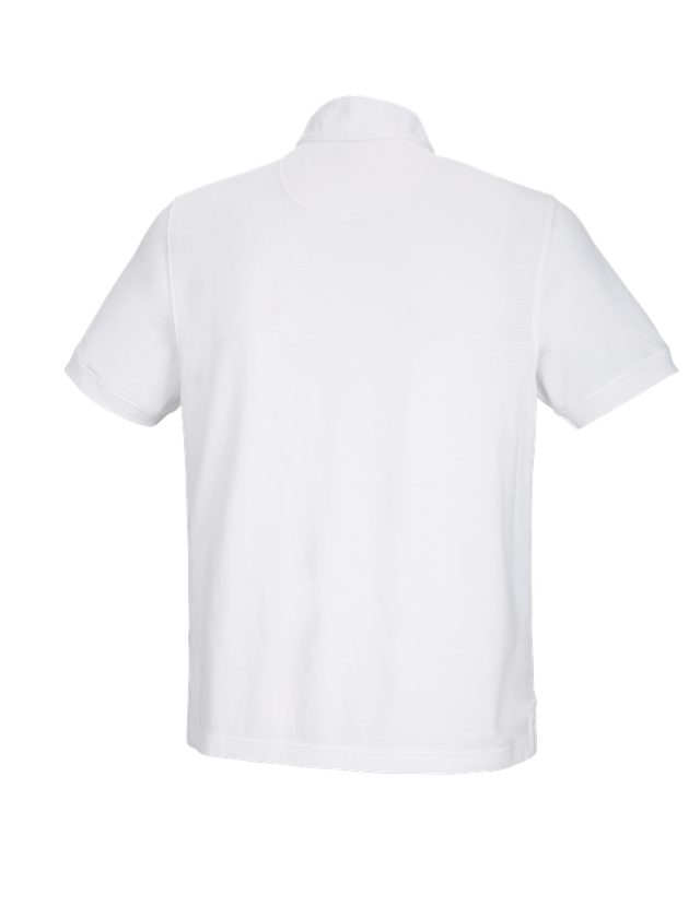 Gardening / Forestry / Farming: e.s. Polo shirt cotton Mandarin + white 3