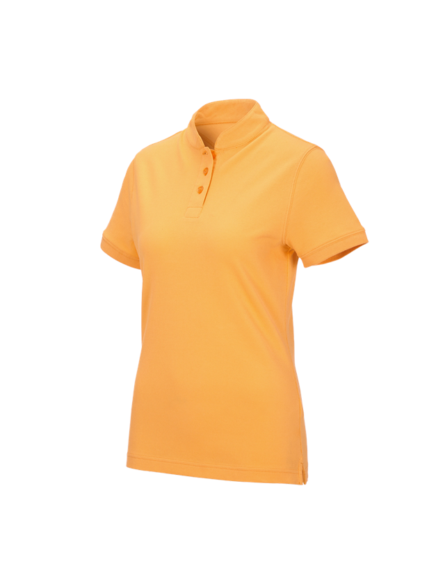 Plumbers / Installers: e.s. Polo shirt cotton Mandarin, ladies' + lightorange