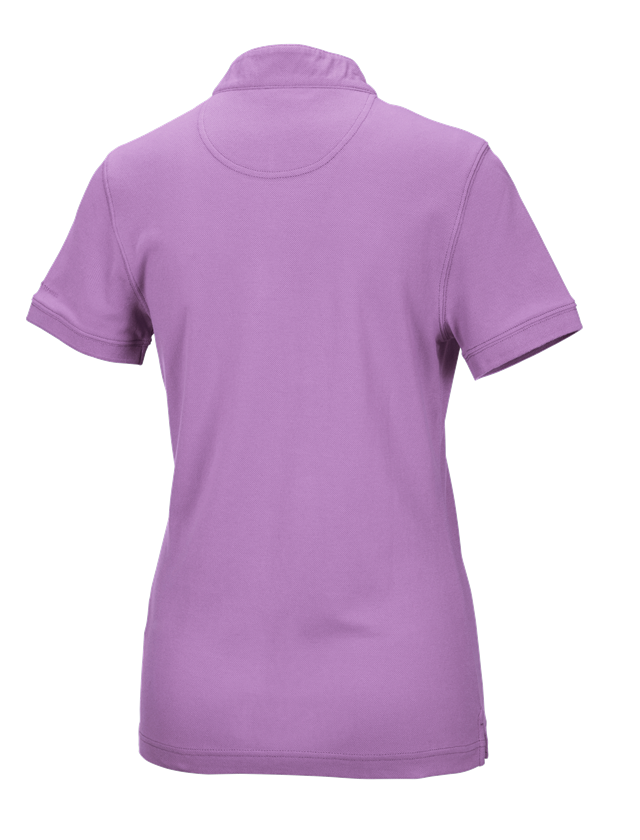 Topics: e.s. Polo shirt cotton Mandarin, ladies' + lavender 1