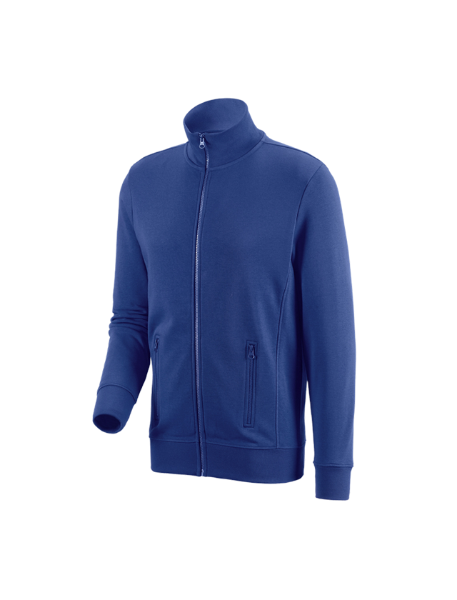 Shirts, Pullover & more: e.s. Sweat jacket poly cotton + royal
