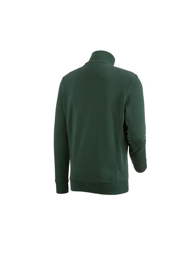 Shirts, Pullover & more: e.s. Sweat jacket poly cotton + green 1