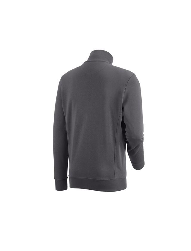 Shirts, Pullover & more: e.s. Sweat jacket poly cotton + anthracite 1