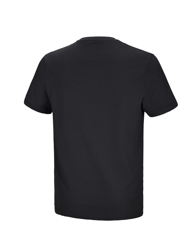 Överdelar: e.s. t-shirt cotton stretch Pocket + svart 3