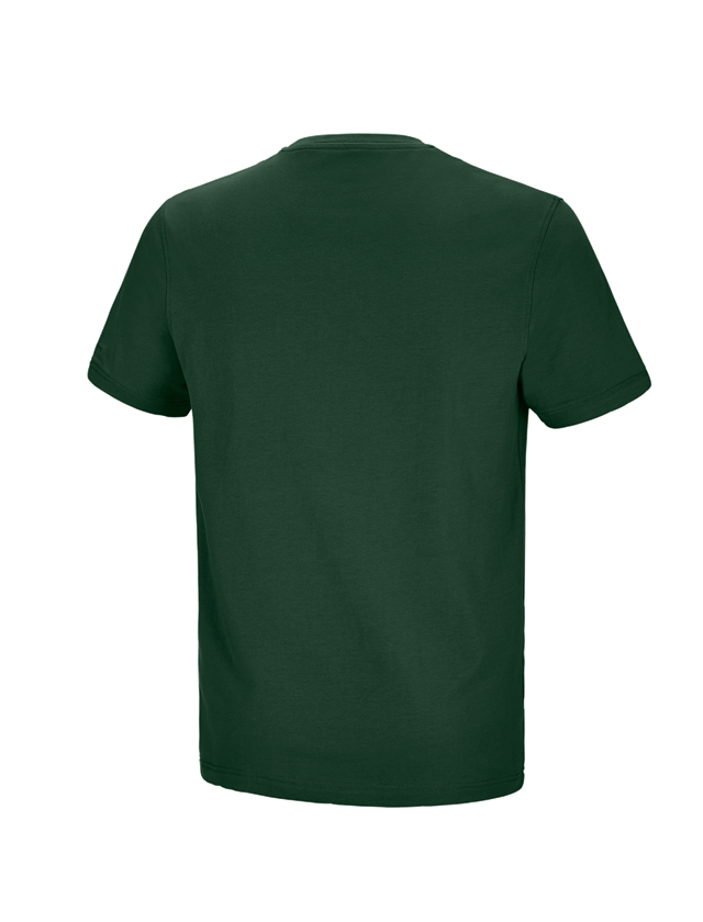 Överdelar: e.s. t-shirt cotton stretch Pocket + grön 1