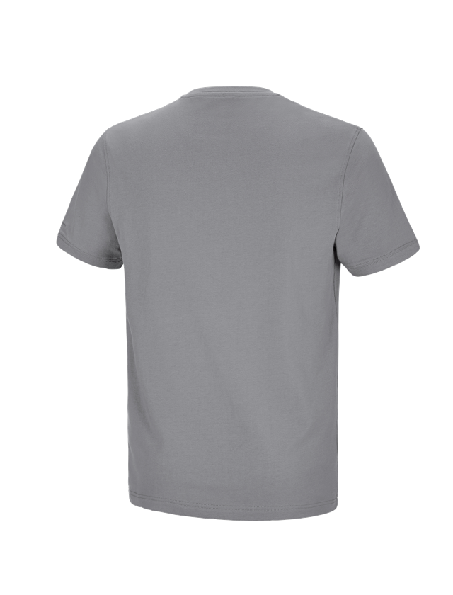 Överdelar: e.s. t-shirt cotton stretch Pocket + platina 3
