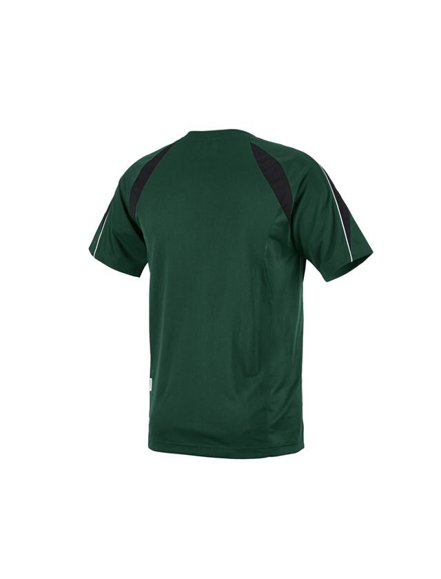 Överdelar: e.s. Funktions T-Shirt poly Silverfresh + grön/svart 3
