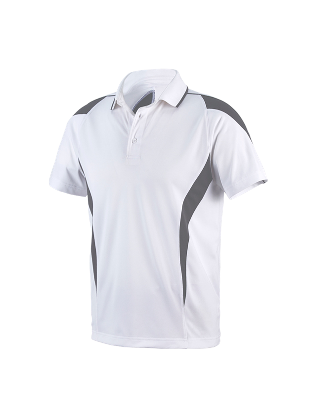 Plumbers / Installers: e.s. Functional polo-shirt poly Silverfresh + white/cement 2