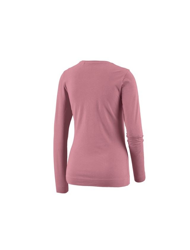 Shirts, Pullover & more: e.s. Long sleeve cotton stretch, ladies' + antiquepink 1