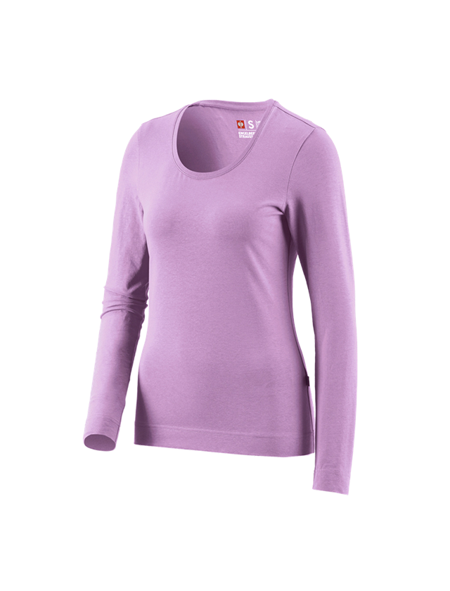 Gardening / Forestry / Farming: e.s. Long sleeve cotton stretch, ladies' + lavender