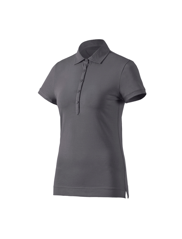 Gardening / Forestry / Farming: e.s. Polo shirt cotton stretch, ladies' + anthracite 2