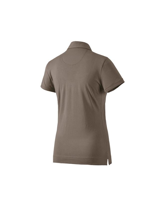 Överdelar: e.s. Polo-Shirt cotton stretch, dam + sten 1