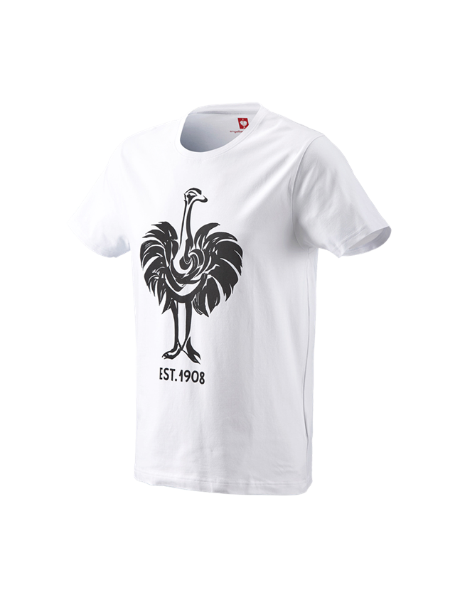 Teman: e.s. T-shirt 1908 + vit/svart