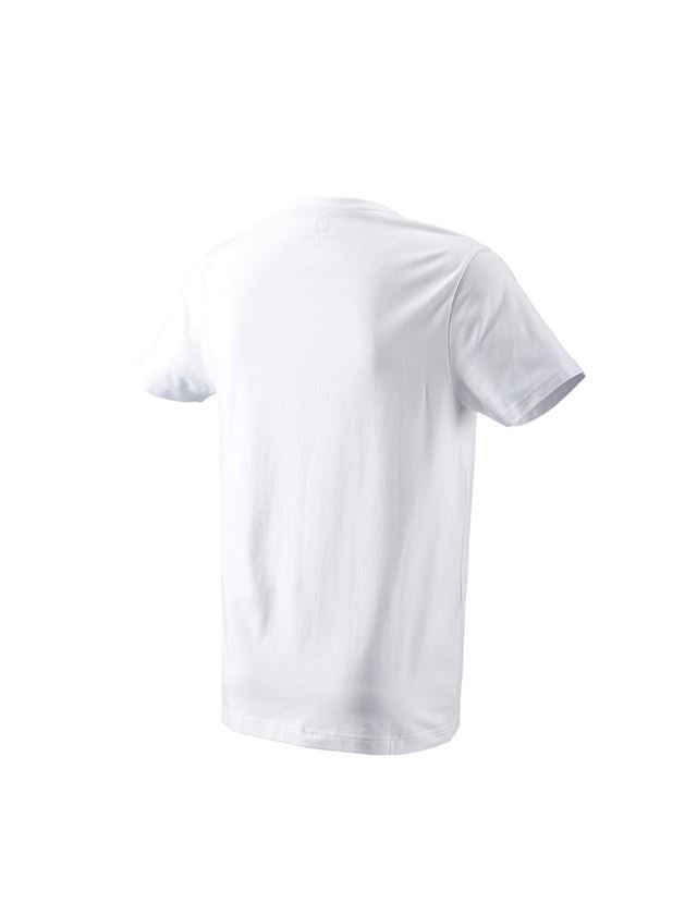 Överdelar: e.s. T-shirt 1908 + vit/svart 1