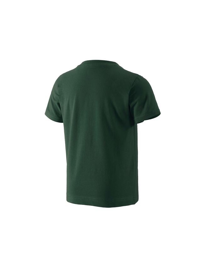 Överdelar: e.s. T-shirt 1908, barn + grön/vit 1