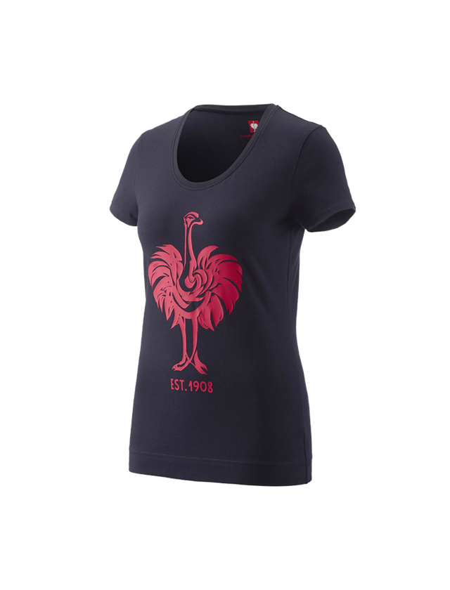 Topics: e.s. T-shirt 1908, ladies' + navy/berry